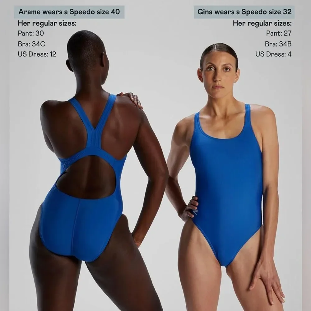 Speedo Women's Swimsuit One Piece ProLT Super Pro Solid Black Adult 6 / 32 NWT